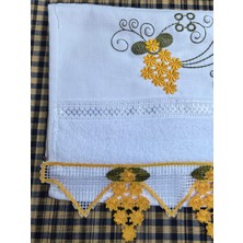 Güpürlü, Nakışlı El Havlusu 50X90 %100PAMUK
