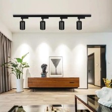 MX-3084 | 15W Siyah Kasa Iılık Beyaz Işık (4000K) LED Ray Spot| LED Aydınlatma | Ev Dekorasyonu Iç ve Dış Mekan Aydınlatma
