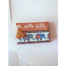 Pirene Arts Elephant Clutch, Portföy, El Çantası