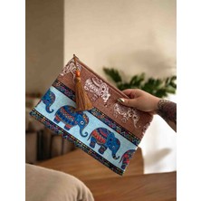 Pirene Arts Elephant Clutch, Portföy, El Çantası