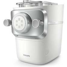 Philips 7000 Serisi Makarna Makinesi, Proextrude Teknolojisi, Tam Otomatik, Mükemmel Karıştırma Teknolojisi, 6 Kalıp Diski, Beyaz (HR2660/00)