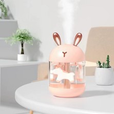 Kiwitime 300 ml Rabbit Ultrasonic Otomatik Hava Nemlendirici Buhar Makinesi Oda Nemlendirici Aroma Difüzörü