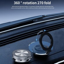 Wearfit Pro 360° Dönebilen 270° Katlanır Şarjlı Elektrikli Vakumlu Manyetik Arabalar İçin Güçlü Çelik Telefon Tutacağı