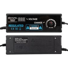 Powermaster PM-22381 3 Volt - 24 Volt - 5 Amper 5.5*2.5 mm Uçlu Voltaj Kademeli Adaptör