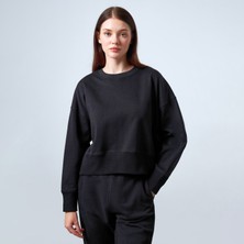 Sportempt Kadın Siyah SWEATSHIRT.100