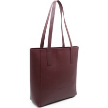 Truffaut Studio Agnes Tote Çanta Bordo