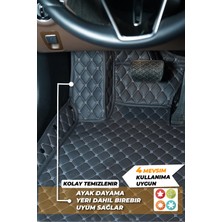 Fiat 500L (2013-2020) Uyumlu Deri 7d Havuzlu Tam Set Oto Paspas