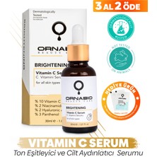 C Vitamini Bakım Serumu - Niacinamid Hyaluronic Acid Panthenol 30 ml