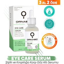 Göz Altı Bakım Serumu Şişlik Kırışık &koyu Halkalara Karşı AYDINLATICI(CAFEINE-HYALURONICACID)30ML