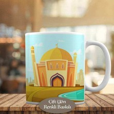 Asilmeydan Camii Minare ve Kubbeleri -Dini Kupa Bardak Hediyelik-9359