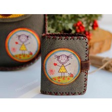 Hoodie Mouse Cin Ayse Figürlü Etnik Bohem Retro Stil Cüzdan – Yesil