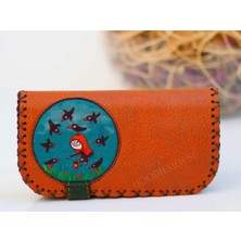 Hoodie Mouse Karga Figürlü Büyük Cüzdan Etnik Bohem Retro Vintage Style - TABA