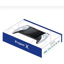 Project x 4.3inç IPS Hd Ekran Uyumlu 10000 Oyunlu HDMI Çikis Retro Arcade Oyun Konsolu 4K Hd