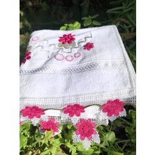 Güpürlü, Nakışlı El Havlusu 50X90 %100PAMUK