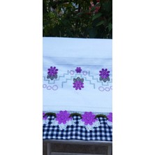 Güpürlü, Nakışlı El Havlusu 50X90 %100PAMUK