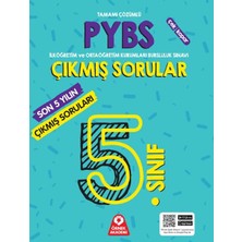 Örnek Akademi Yayınları 5. Sınıf Pybs Son 5 Yılın Çıkmış Soruları Tamamı Çözümlü
