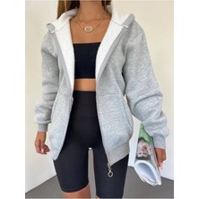 Lensia   Sweatshirt Fermuarlı Kapşonlu Hırka