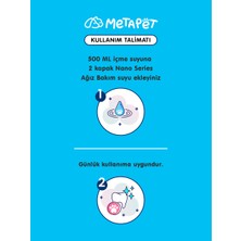 Metapet Nano Series Köpek Ağız Bakım Suyu, Ağız Kokusuna Son, Diş Bakımı ve Temizleme Spreyi