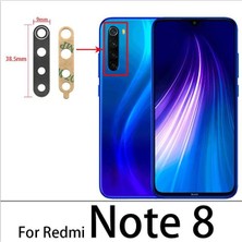 Tkgz Xiaomi Redmi Note 8 Arka Kamera Camı Lens Yapışkanlı