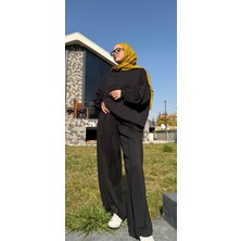 Jooq Sweathirt Alt Üst Eşofman Takım Siyah