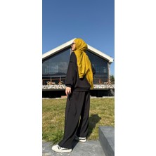 Jooq Sweathirt Alt Üst Eşofman Takım Siyah