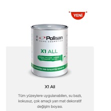 Polisan X1 All Dönüşüm Boyası Pamuk ŞEKERİ(4533) 1 kg