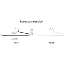 WWL Kaz Tipi Kaymaz Dikişsiz Pantolon Askısı Pantolon Askısı-5 Adet Paket (Yurt Dışından)