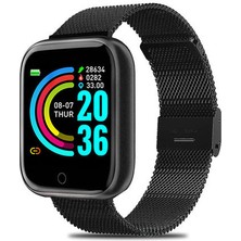 Sanlindou Erkek Kadınlar Fitness Sport Bilezik Etkinliği Izleyici Kalp Hızı Monitörü Android Için Bağlantı Smart | Akıllı Saatler (Ml Siyah) (Yurt Dışından)