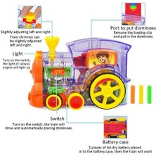 Sanlindou Otomatik Döşeme Domino Tuğla Tren Araba Seti Ses Hafif Çocuklar Renkli Plastik Domino Bloklar Oyun Oyuncakları Kızlar Için Set Hediye | Domino (Yurt Dışından)