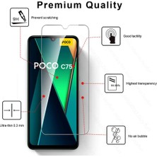 Etiget Xiaomi Poco C75 Temperli Cam Ekran Koruyucu 9h Ultra Koruma (3 Adet)