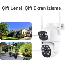 Neutron Nif Bilişim Neutron NTL-PT-13W-DBW2 Çift Kameralı 2mp Hd Wi-Fi Pan/tilt Dış Mekan Ip Kamera