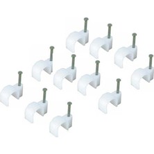 Plastik Çelik Çivili Kroşe No:3 - 8 Mm, 100 Adetli Kutu