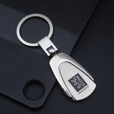 Renjie Shop CTüm Peugeot Arabaları Için Yaratıcı Anahtarlık Anahtarlık Araba Logolu Keychain (Yurt Dışından)