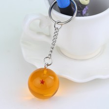 Renjie Shop CIki Yıldız 1 Adet 2.5Cm Dragon Ball Z Kristal Top 7 Yıldızlı Kristal Top Anahtarlık Kolye Tam Set Çocuk Oyuncakları Anime Aksiyon Figürü (Yurt Dışından)