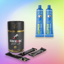 Erkexın Bitkisel Karışımlı Stick Macun 12 Ad x 15 Gr+2 Kutu Super 150000 Erkek Gecıkme Etkılı Krem