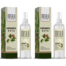 Masala 2 Adet Saf Karanfil Suyu 125 ml %100 Doğal Yağlı Hidrosol - Tonik Clove Floral Water Hydrosol Tonic