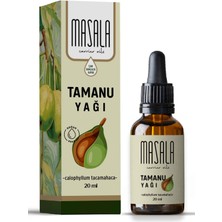 Masala Tamanu Yağı 20 ml  Soğuk Pres (Tamanu Carrier Oil)