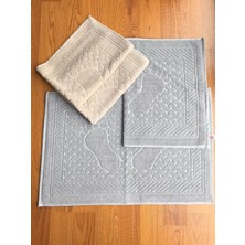 2 Adet Ayak Havlusu %100 Pamuk 50X70 Premium