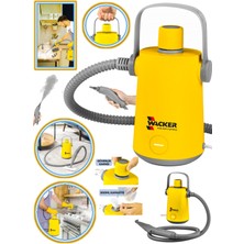 Wacker Pro Alman Yellow Damfig Series Profesyonel Buharlı Temizleyici Buharlı Temizlik Makinesi 1000 W