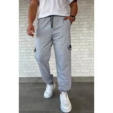 Mishar İtalia Erkek Kargo Cepli Paça Ribanalı Jogger Eşofman Altı