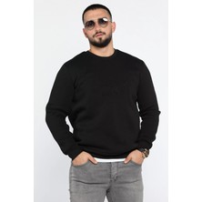 Mishar İtalia Erkek Bisiklet Yaka Şardonlu Üç Iplik Sweatshirt