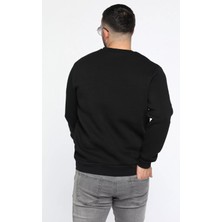 Mishar İtalia Erkek Bisiklet Yaka Şardonlu Üç Iplik Sweatshirt