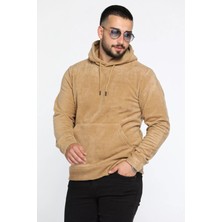Mishar İtalia Kapüşonlu Kanguru Cepli Erkek Polar Sweatshirt