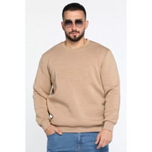 Mishar İtalia Erkek Bisiklet Yaka Şardonlu Üç Iplik Sweatshirt