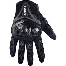 Pengfushop5 SU10 Siyah Stil Xxl Suomy Eldiven Nefes Yaz Motosiklet Eldivenleri Darbeye Dayanıklı Tam Parmak Bisiklet Guantes Moto Luvas Motokros Motosiklet Eldivenleri (Yurt Dışından)