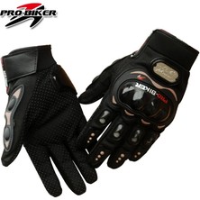 Pengfushop5 Gri Stil Xxl Pro-Bıker Motosiklet Eldivenleri Tam Parmak Motokros Kir Yarışı Offroad Atv Sürme Scooter Guantes Motocicleta Moto Eldiven MCS01C (Yurt Dışından)