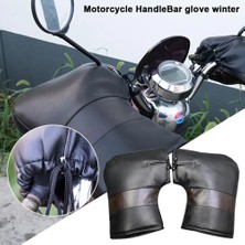 Pengfushop5 No.2 Tarzı Su Geçirmez Kış Pu Deri Motosiklet Tam Parmak Eldiven Koruyucu Dişli Yarış Pit Bike Sürme Motosiklet Moto Motokros (Yurt Dışından)