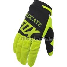 Pengfushop5 Mavi Stil Xl Beden Hassas Tilki Eldivenleri Motokros Guantes Mx Bmx Dh Dirt Bike Luvas Dağ Bisikleti Offroad Bisiklete Binme Atv Utv Erkekler Için Guants (Yurt Dışından)