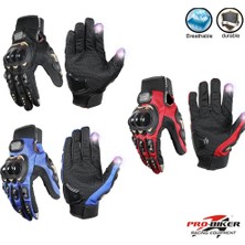 Pengfushop5 Kırmızı Stil L Beden Şövalye Motosiklet Yarışı Eldivenleri Motokros Motosiklet Bisiklet Eldivenleri Honda Kawasaki Yamaha Için Koruyucu Dişli ile (Yurt Dışından)