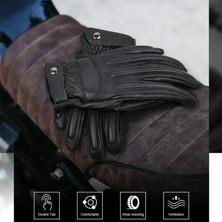 Pengfushop5 Sarı Stil Xl Beden Ozero Erkek Dokunmatik Ekran Eldiven Deri Motosiklet Eldiven Açık Spor Tam Parmak Bisiklet Dağ Bisikleti Guantes Moto Eldiven (Yurt Dışından)